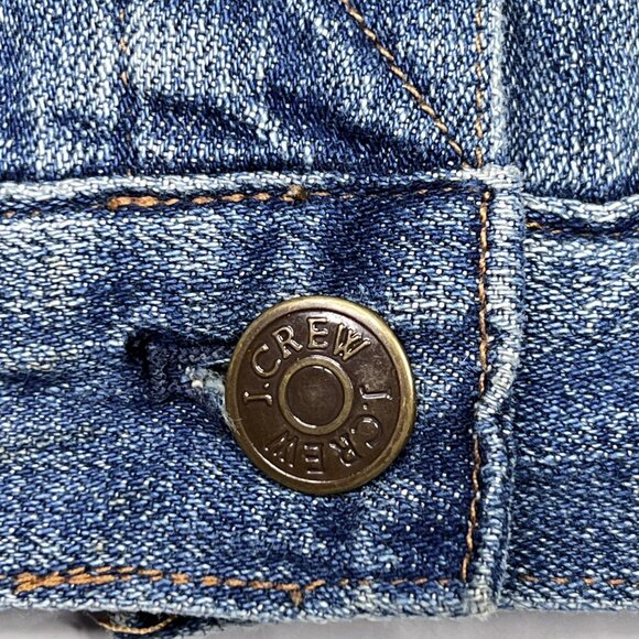 J. Crew Indigo Denim Button-Up Cotton Jeans Jacket Size S - NWOT - Picture 7 of 12